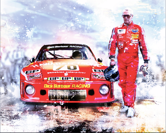 PAUL NEWMAN DRIVES THE PORSCHE 935 AT LE MANS 1979 - Limited Edition Prints